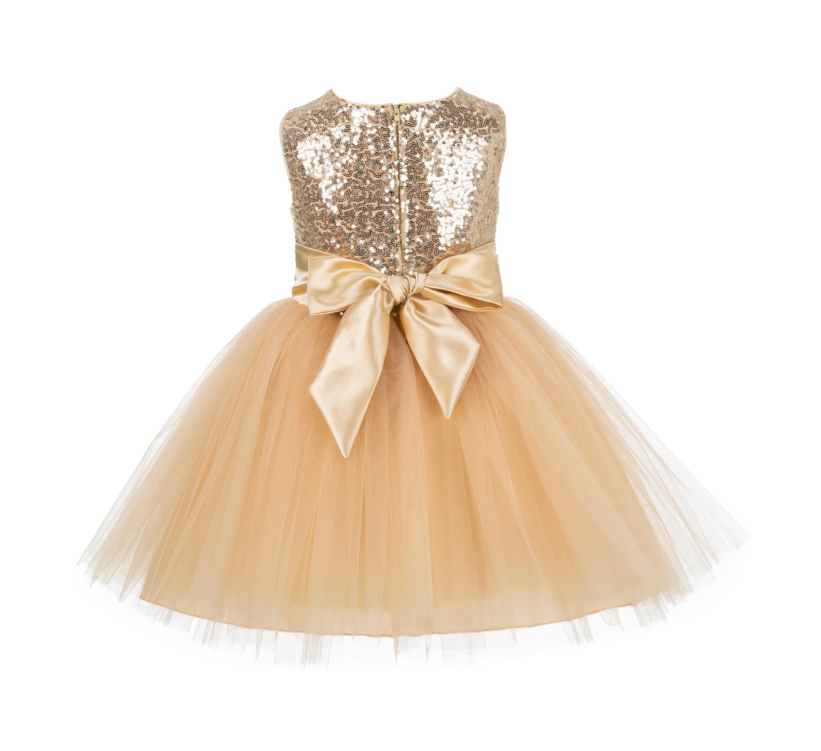 Gold Baby Dresses